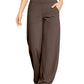 🍂🎁Soldes d'automne - 50 % de réduction🩷Pantalon ample minimaliste taille haute à jambes droites en stretch pour grandes tailles