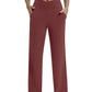 🍂🎁Soldes d'automne - 50 % de réduction🩷Pantalon ample minimaliste taille haute à jambes droites en stretch pour grandes tailles