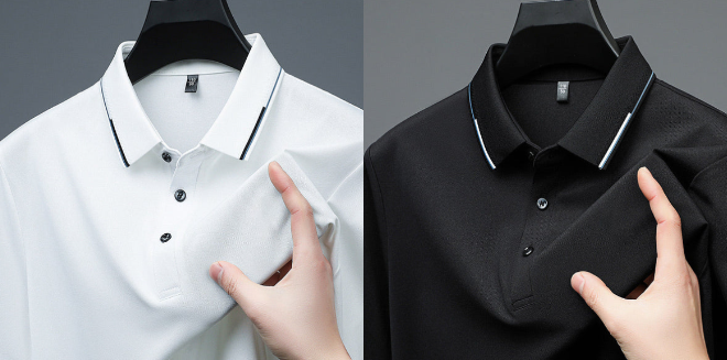 ✈️Livraison gratuite à l'achat de 2✈️T-shirt à manches courtes avec revers pour les hommes d'affaires décontractés