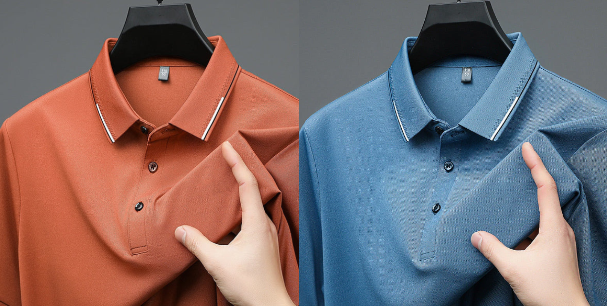 ✈️Livraison gratuite à l'achat de 2✈️T-shirt à manches courtes avec revers pour les hommes d'affaires décontractés