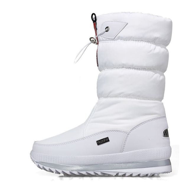 Livraison gratuite✨Cadeau idéal - Bottes de neige de haute qualité, sans glissement et imperméables en fourrure synthétique pour les femmes👍