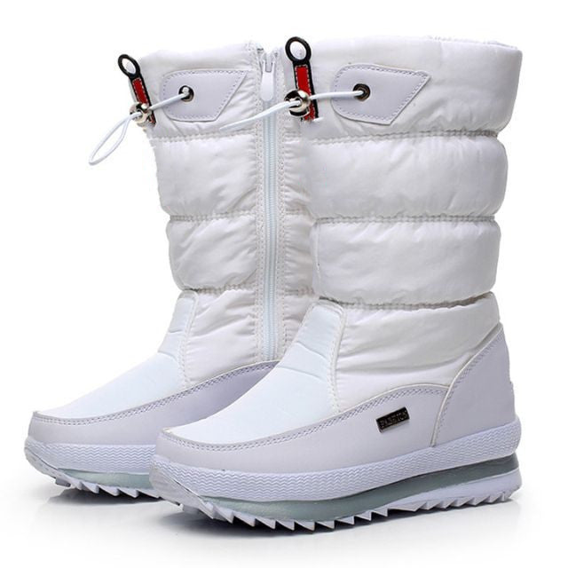 Livraison gratuite✨Cadeau idéal - Bottes de neige de haute qualité, sans glissement et imperméables en fourrure synthétique pour les femmes👍