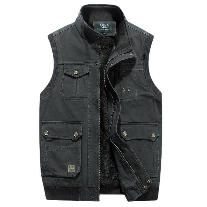 GILET VINTAGE MULTIBOCHES POUR HOMME – LE CADEAU IDÉAL POUR PAPA🔥LIVRAISON GRATUITE