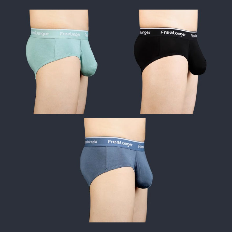 Slips Confortables pour Hommes avec Grande Poche Séparée