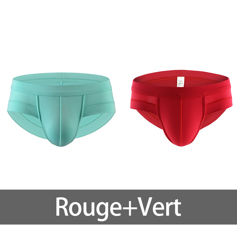 Slip 3D taille basse pour homme, respirant et confortable