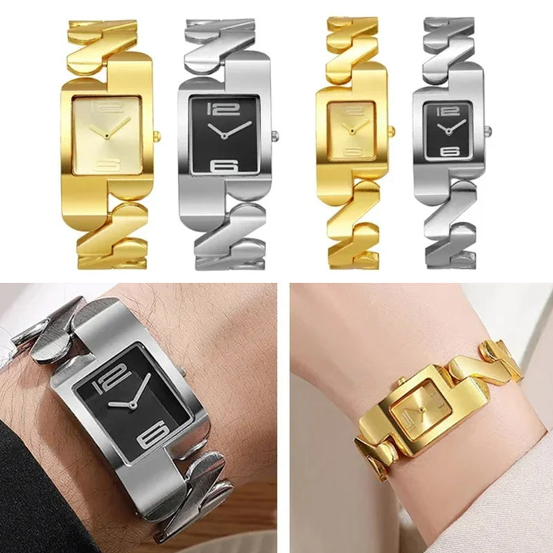 ⏳Spécial à durée limitée⏰Montre carrée à quartz de style vintage⌚