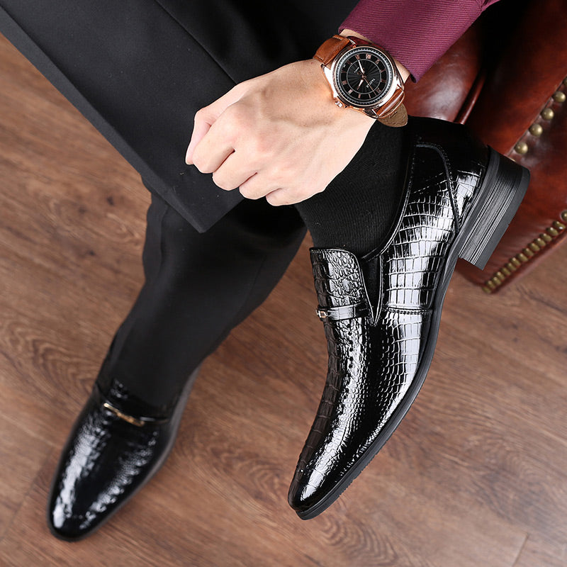 👞 69% DE RÉDUCTION ! ✨ Chaussures Homme en Cuir Luxueuses - Confort Exceptionnel pour Bureau ou Événements, Semelle Souple et Design Élégant 🎩🔥