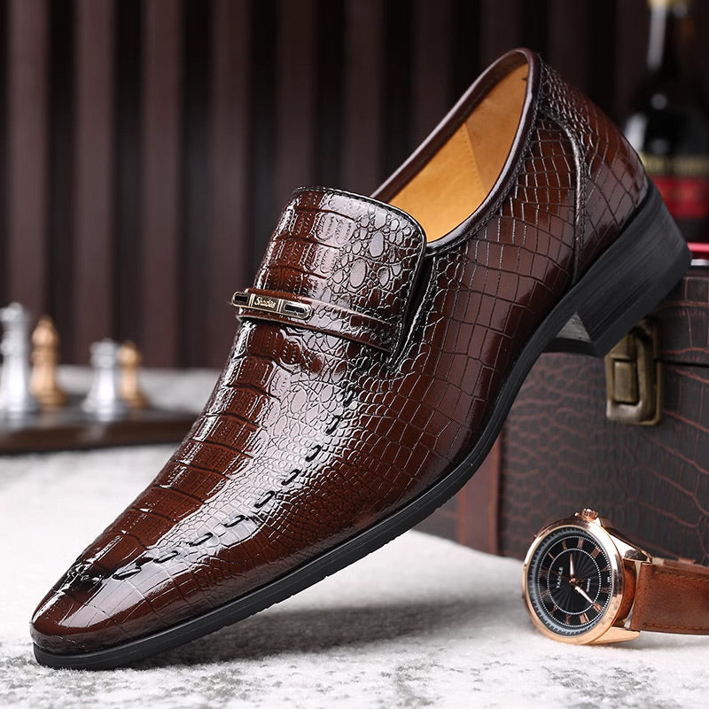 👞 69% DE RÉDUCTION ! ✨ Chaussures Homme en Cuir Luxueuses - Confort Exceptionnel pour Bureau ou Événements, Semelle Souple et Design Élégant 🎩🔥