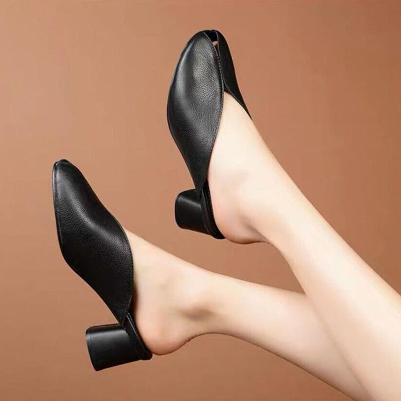 Promotion nouveaux produits -49% OFF🔥Sandales à enfiler à talons hauts et bout ouvert pour femmes d'été