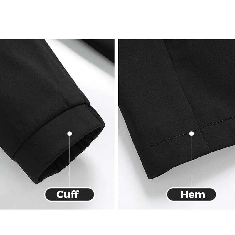 Veste Décontractée à Fermeture Éclair pour Hommes d'Âge Moyen