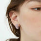 Boucles d'oreilles avec diamants