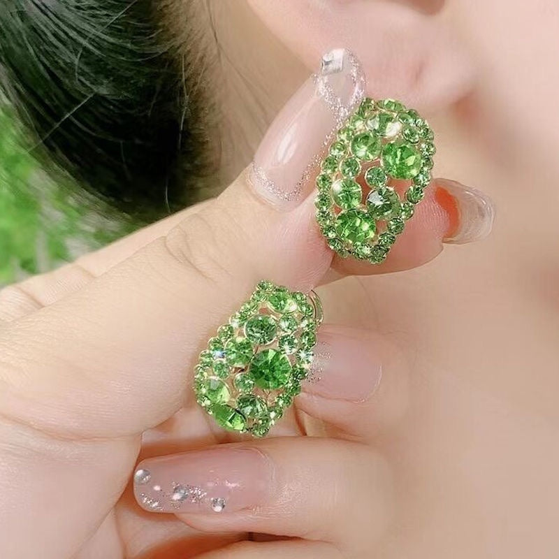 Boucles d'oreilles avec diamants