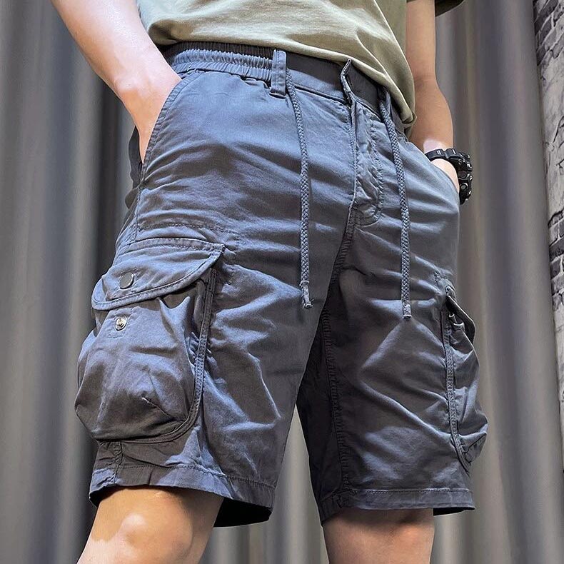 Short cargo décontracté pour homme, idéal pour la randonnée en plein air