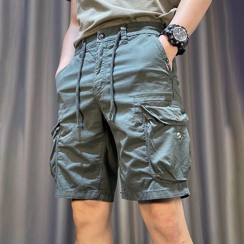 Short cargo décontracté pour homme, idéal pour la randonnée en plein air