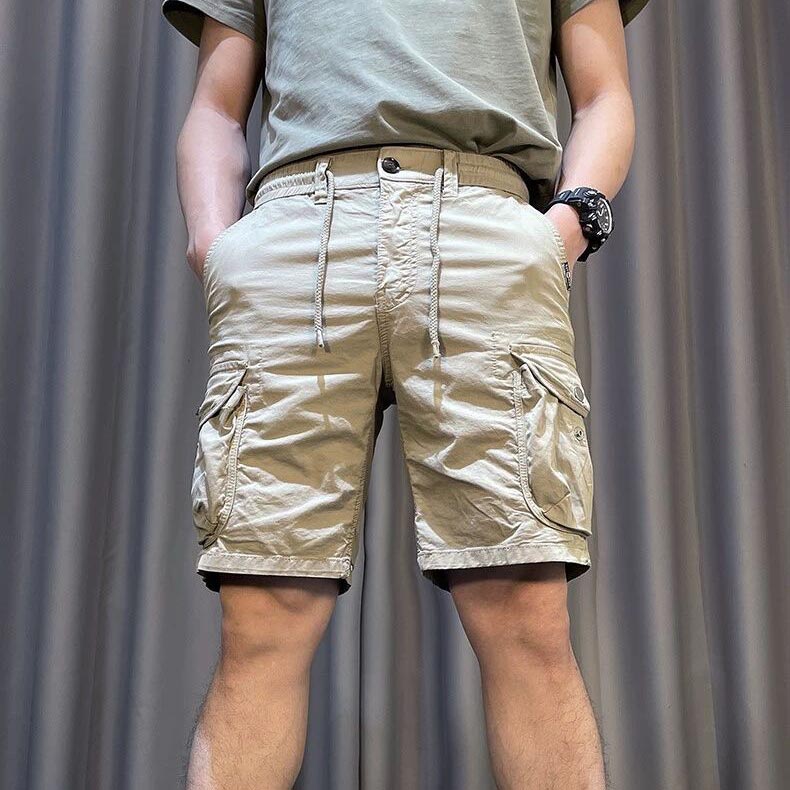 Short cargo décontracté pour homme, idéal pour la randonnée en plein air