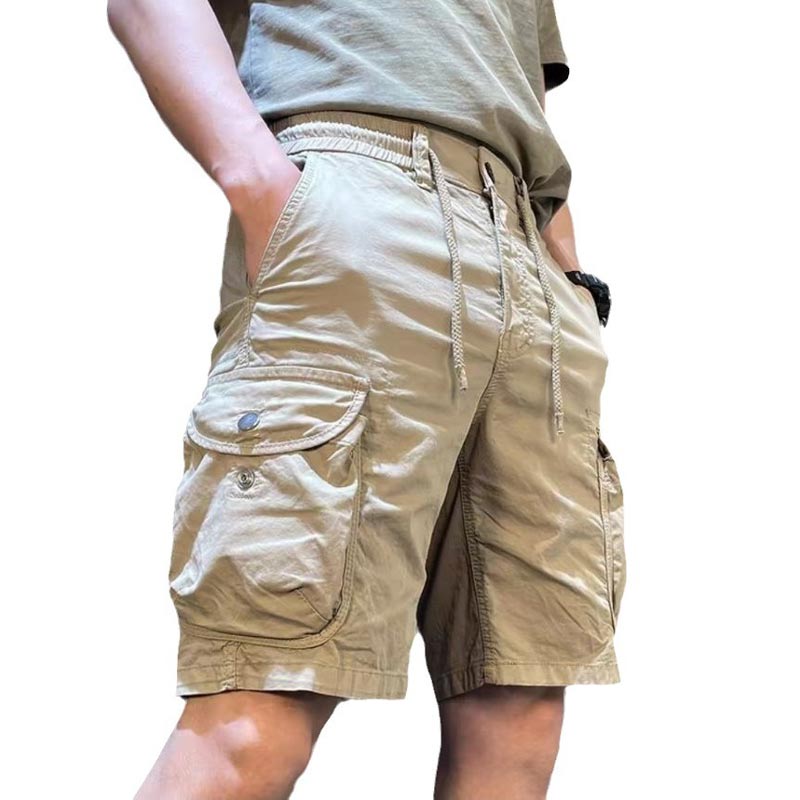 Short cargo décontracté pour homme, idéal pour la randonnée en plein air