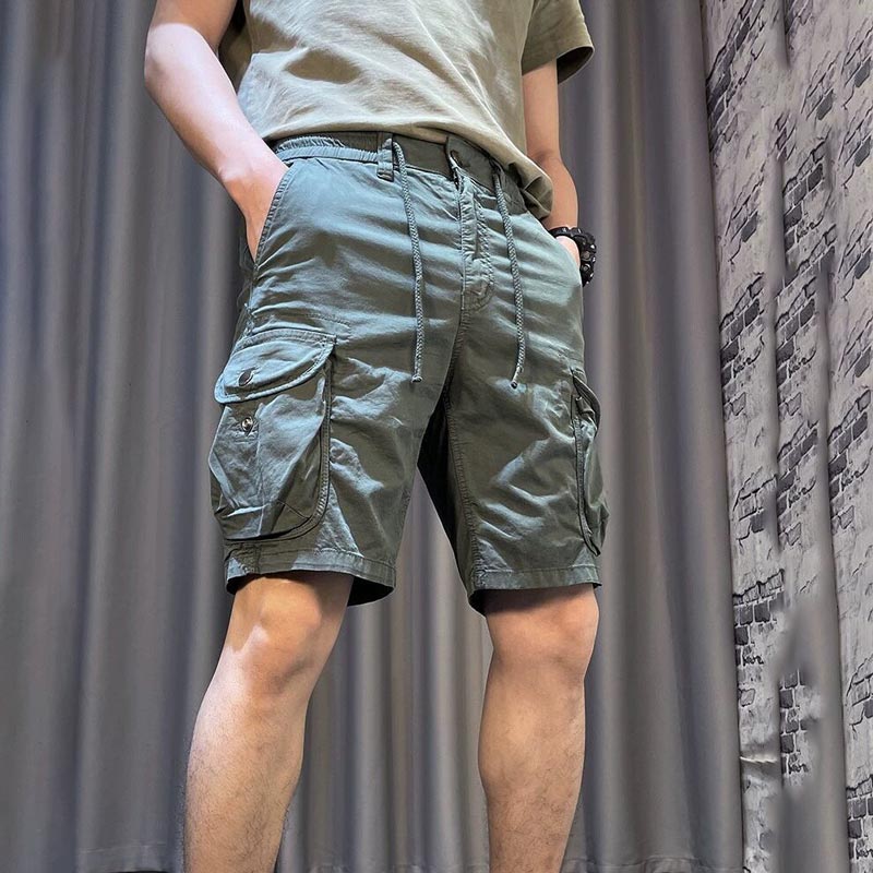 Short cargo décontracté pour homme, idéal pour la randonnée en plein air