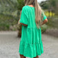 🌷50% de réduction pour une durée limitée🌷Robe à volants à col en V