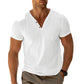 Chemise Henley col V homme