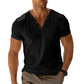 Chemise Henley col V homme