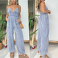 ⏰Offre à durée limitée🔥Combinaison en jean à col en V profond pour femme