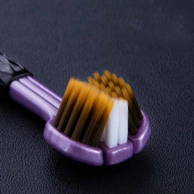 Brosse à dents à trois têtes et multi-angles pour garantir votre sécurité bucco-dentaire📢📢3 dernières heures : Grande vente⏰⏰