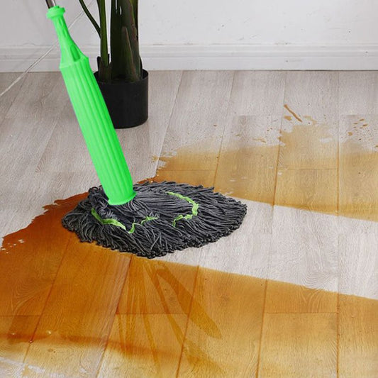 🔥Pas de lavage à la main, super pratique 🌟 Mop en microfibre absorbante - Lavable par enroulement automatique