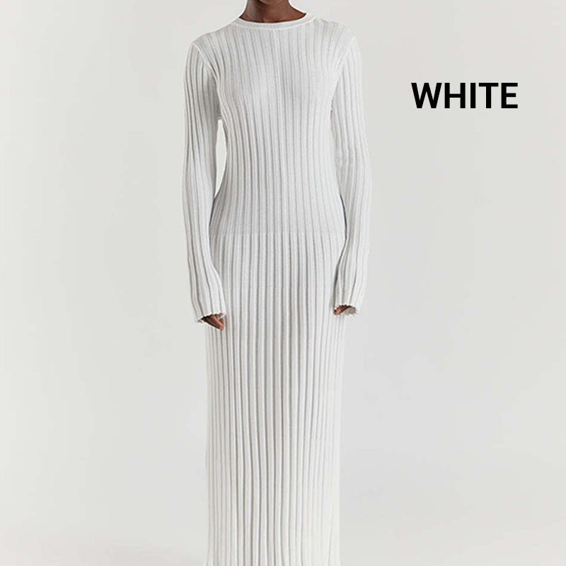 💕 Élégantes et confortables🌸Robes longues tricotées élégantes pour femmes