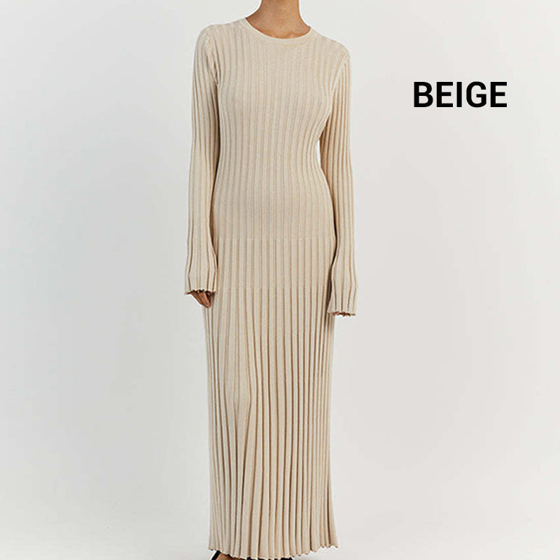 💕 Élégantes et confortables🌸Robes longues tricotées élégantes pour femmes