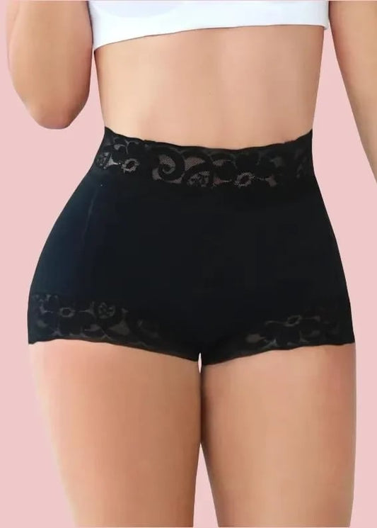 Culotte Modelante Féminine Classique en Dentelle pour Lifting des Hanches