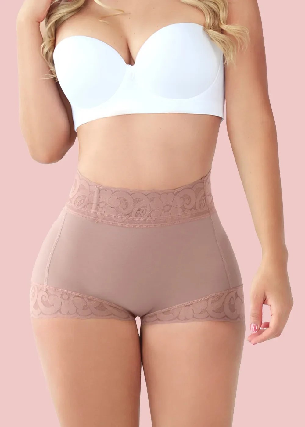 Culotte Modelante Féminine Classique en Dentelle pour Lifting des Hanches