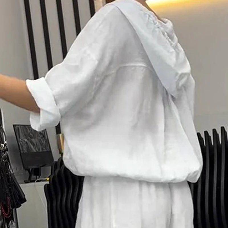 Ensemble deux pièces haut et pantalon décontractés pour femme