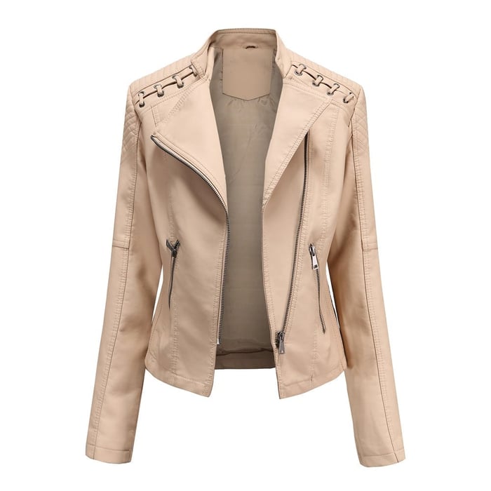 🔥VENTE CHAUDE🔥 - Blouson en cuir d'agneau lavé✨livraison gratuite