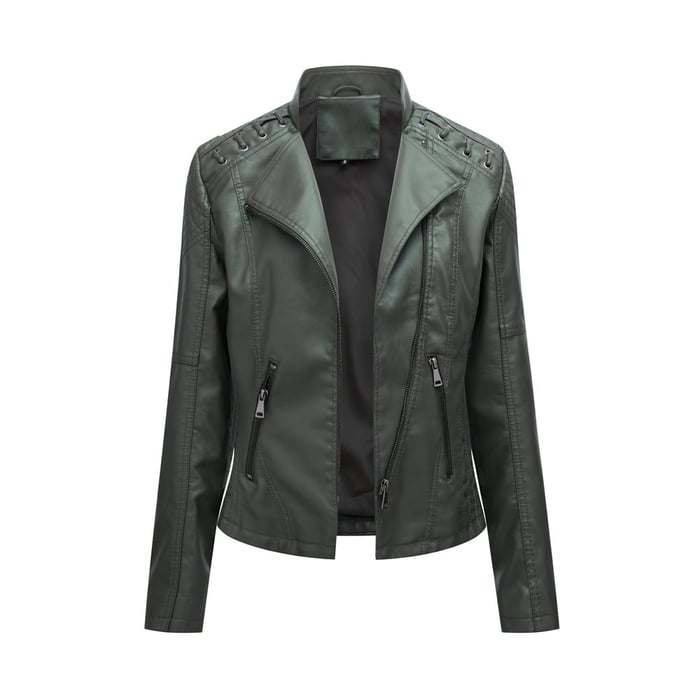 🔥VENTE CHAUDE🔥 - Blouson en cuir d'agneau lavé✨livraison gratuite