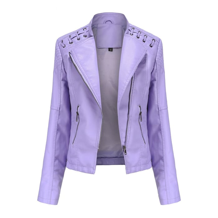 🔥VENTE CHAUDE🔥 - Blouson en cuir d'agneau lavé✨livraison gratuite