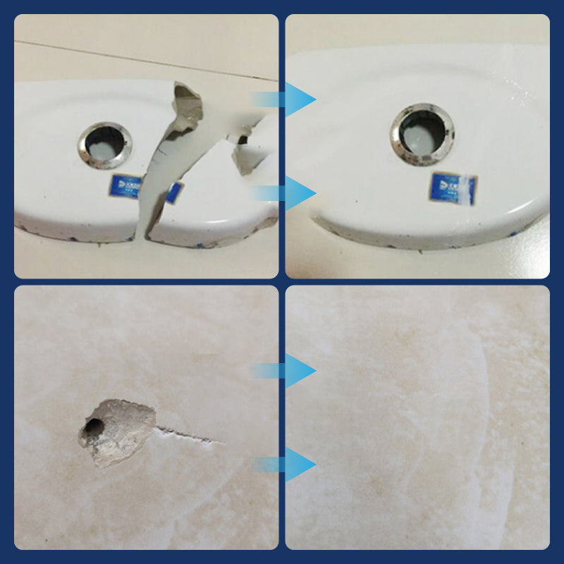 💧Adhésif de réparation multifonctionnel, imperméable et anticorrosion🔥 (convient aux carreaux de sol en céramique, aux murs et aux plans de travail de cuisine) permet de gagner du temps et de réduire les coûts.