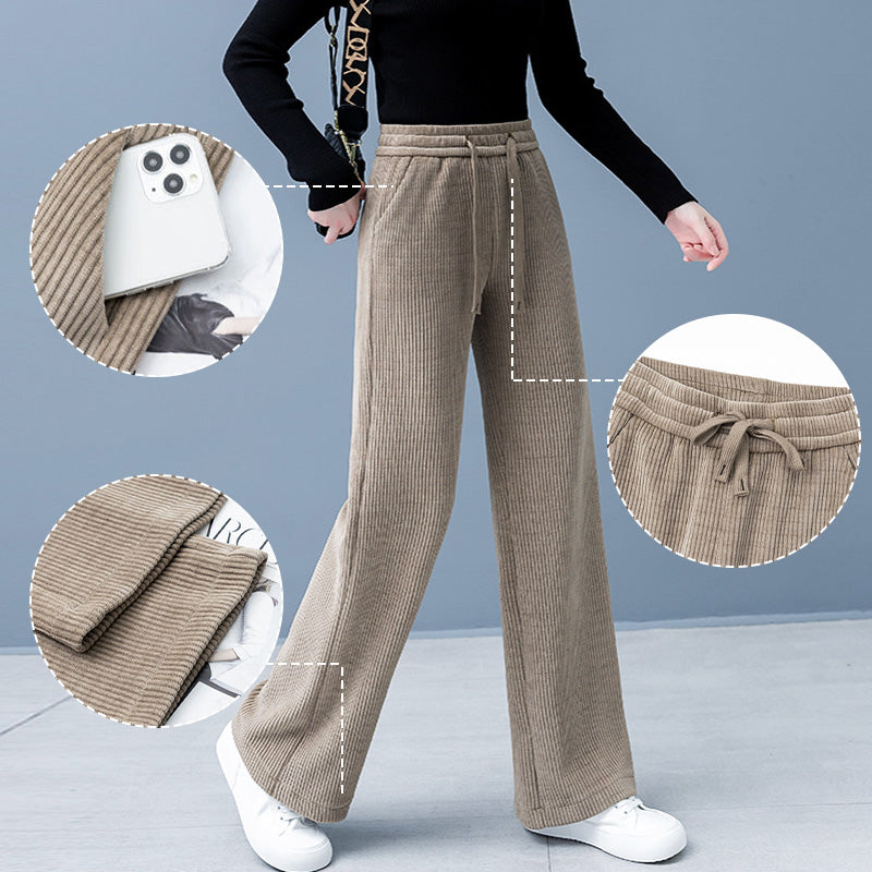 💥Offres exceptionnelles - 49 % de réduction💕Pantalon large à cordon de serrage confortable et chic