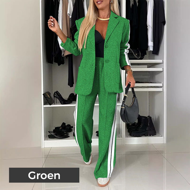 Ensemble 2 pièces blazer décontracté et pantalon de survêtement pour femme🌺🌺Livraison gratuite