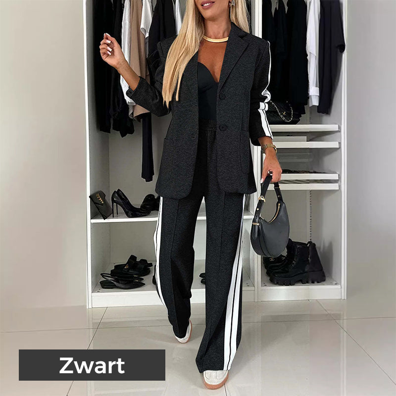 Ensemble 2 pièces blazer décontracté et pantalon de survêtement pour femme🌺🌺Livraison gratuite