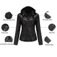 Veste en cuir à capuche haut de gamme pour femme🌺🌺Livraison gratuite