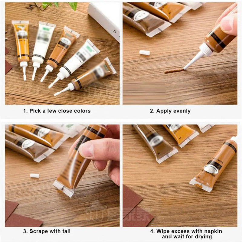 Peinture réparatrice pour meubles en bois🏠