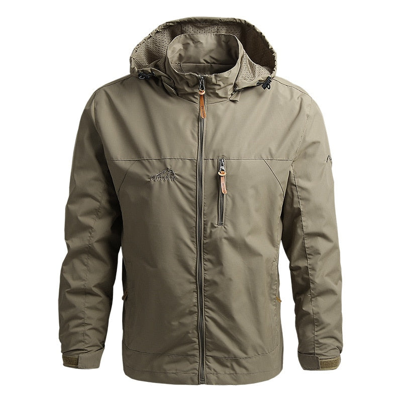 Veste de terrain d'escalade coupe-vent pour hommes, vêtements d'extérieur imperméables Softshell tactique, manteau