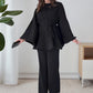 【Vente du vendredi noir - Livraison gratuite】Costume deux pièces en tissu plissé