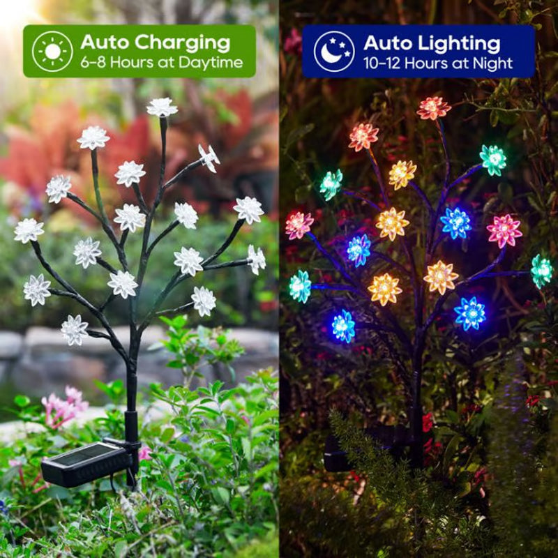 🎅 Soldes de Noël anticipés - 50 % de réduction 🎄 Ensemble de lumières LED de jardin résistantes aux intempéries et alimentées à l'énergie solaire