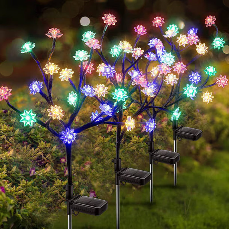 🎅 Soldes de Noël anticipés - 50 % de réduction 🎄 Ensemble de lumières LED de jardin résistantes aux intempéries et alimentées à l'énergie solaire