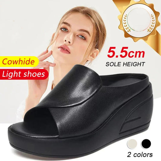 Sandale avec talon incliné Lift 5,5 CM