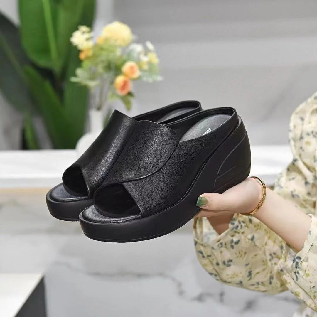 Sandale avec talon incliné Lift 5,5 CM