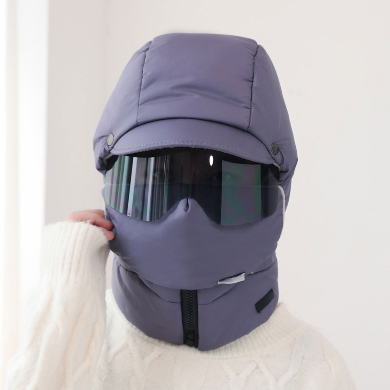 Masque de Couverture Complète Résistante au Vent avec Lunettes pour Vélo en Extérieur