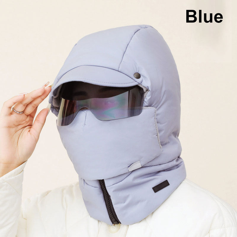 Masque de Couverture Complète Résistante au Vent avec Lunettes pour Vélo en Extérieur