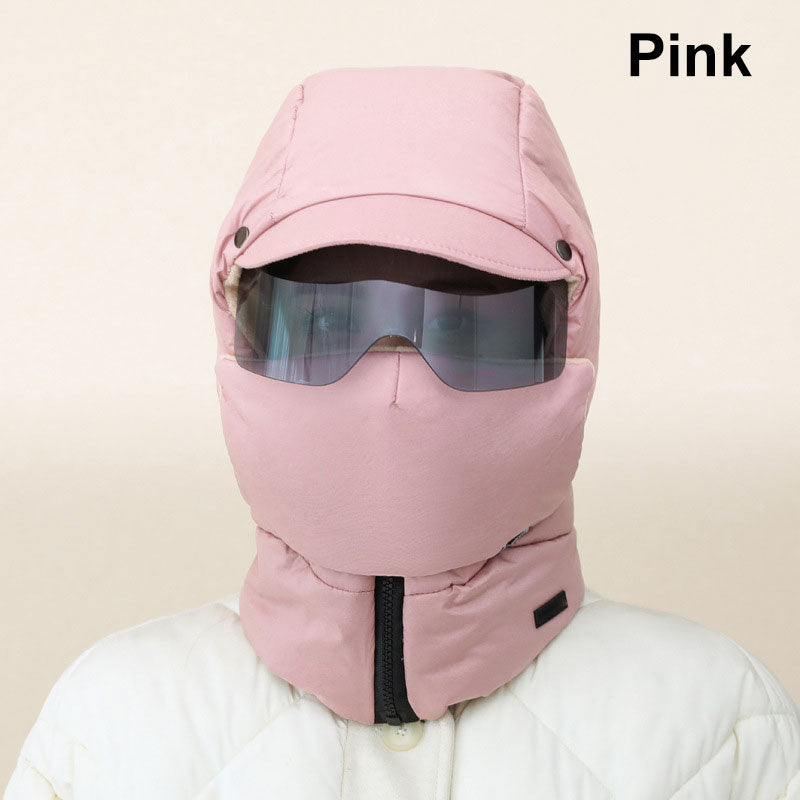 Masque de Couverture Complète Résistante au Vent avec Lunettes pour Vélo en Extérieur